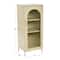 Hello Honey® 40" Solstice Narrow Metal Accent Cabinet with Adjustable Storage Shelves and Arched Glass Door